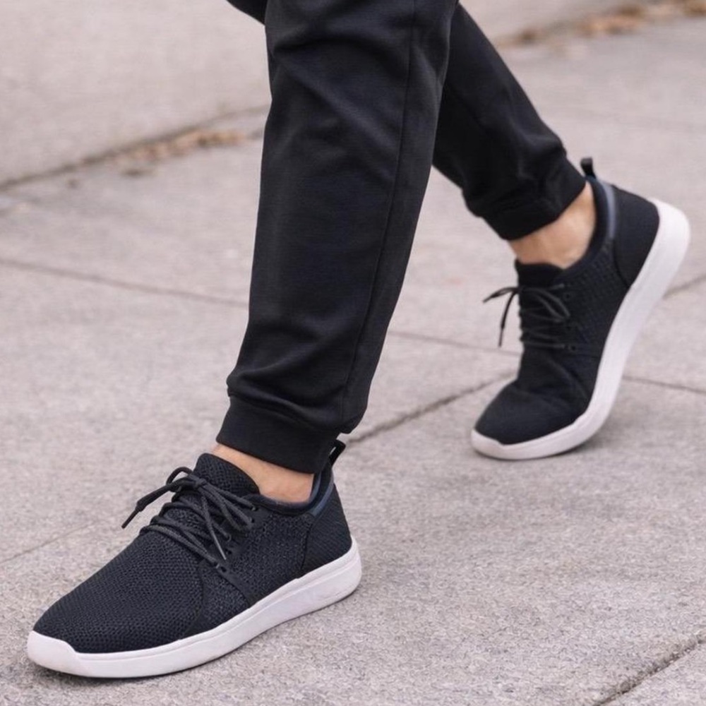 Vessi WATERPROOF Cityscape Black Men’s Shoes size 12 athletic lace up sneakers